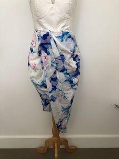 MORNING MIST Floral unbalanced skirt - 12 - BNWT