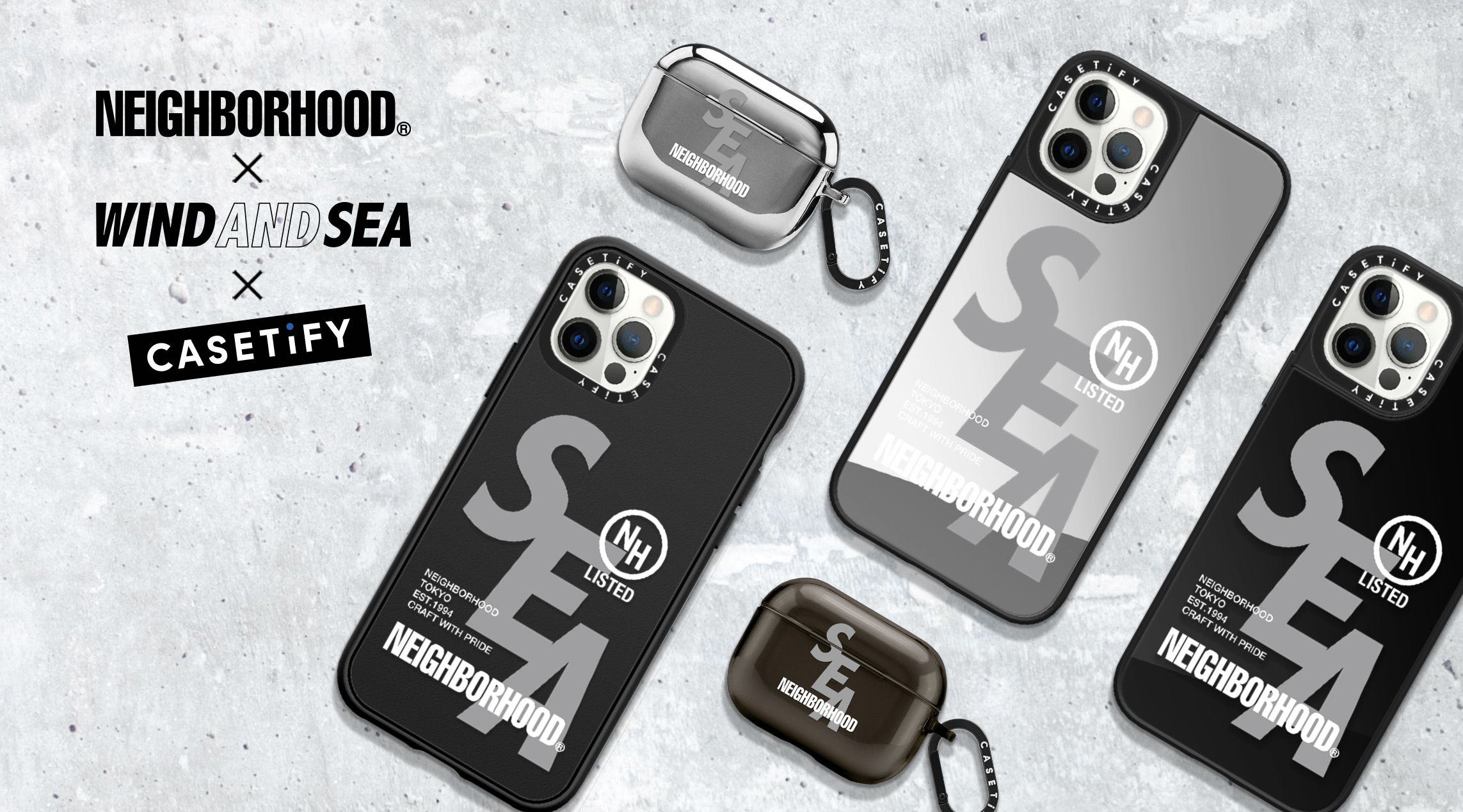 iPhoneケースNEIGHBORHOOD × WIND AND SEA iphone12ケース