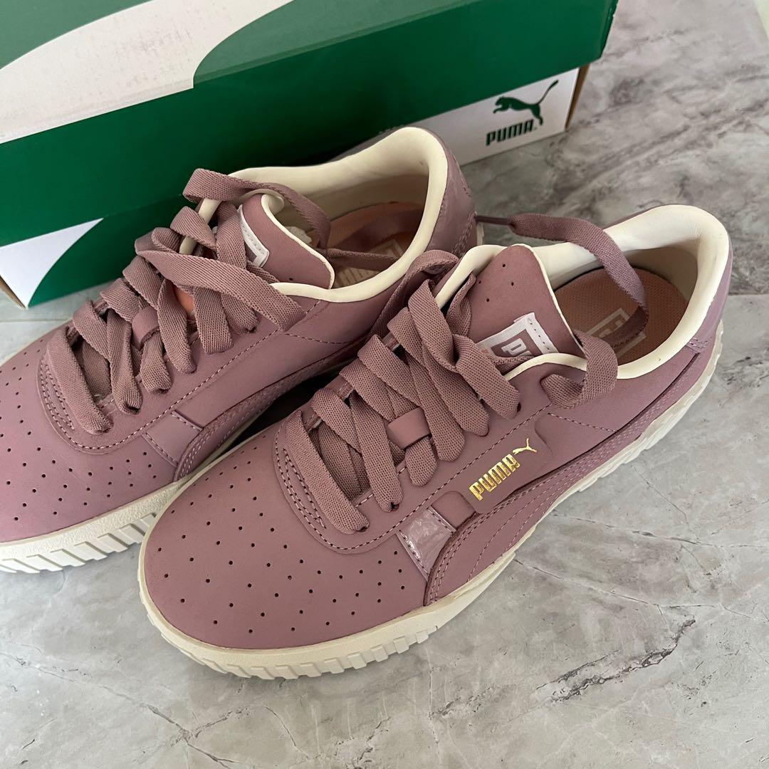 NEW Puma Cali Nubuck Elderberry Sneakers Shoes Sepatu Puma Lilac
