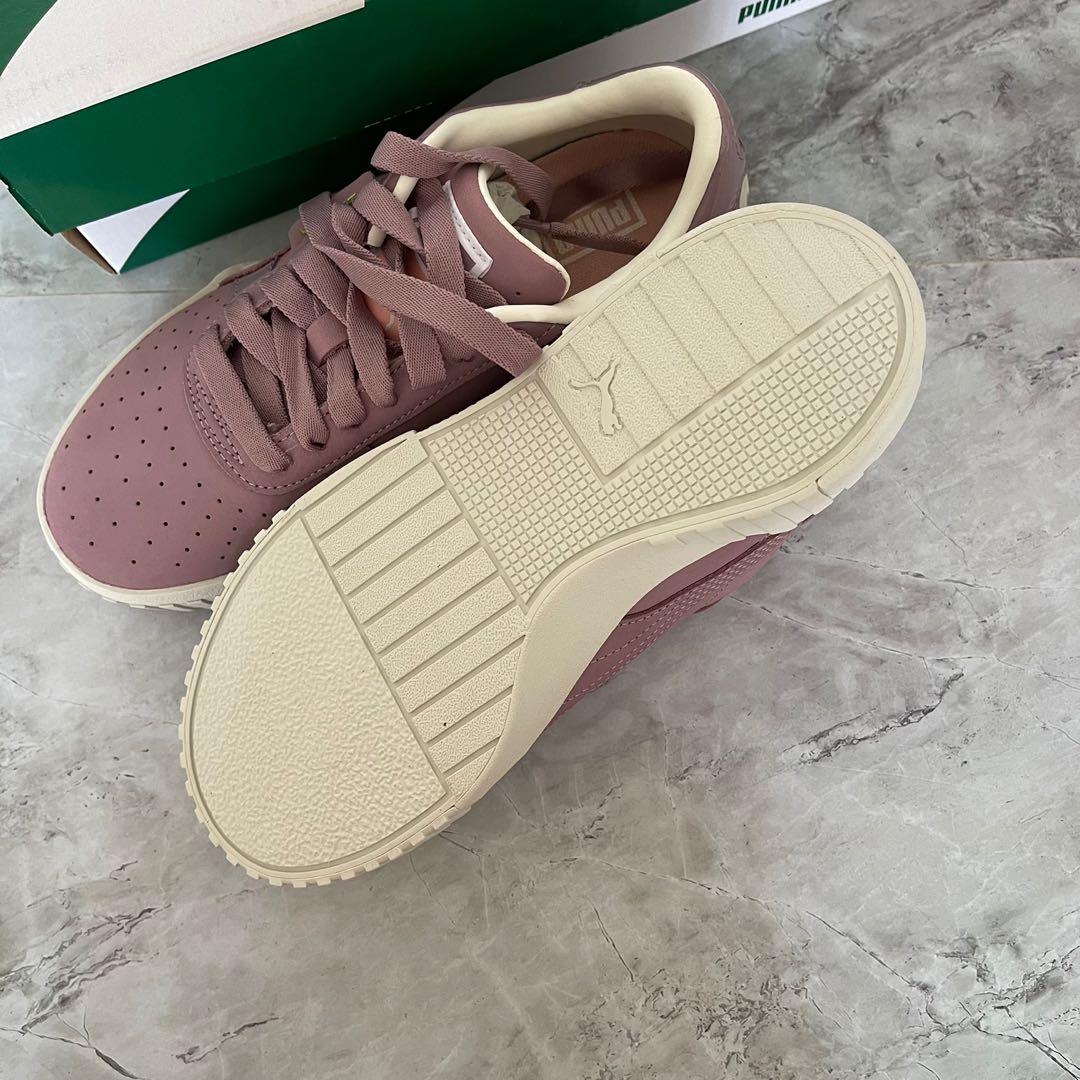 NEW Puma Cali Nubuck Elderberry Sneakers Shoes Sepatu Puma Lilac Fesyen Wanita Sepatu di Carousell