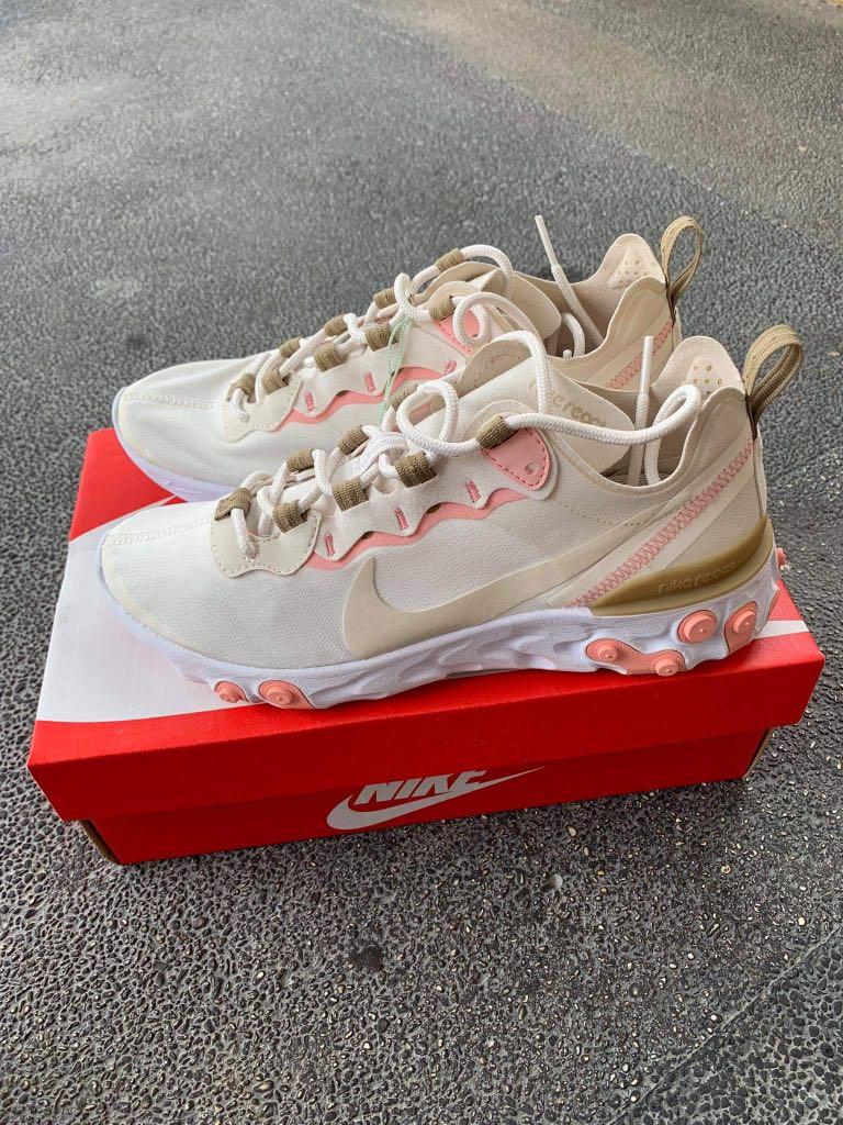 Nike React Element 55 (Category: Sneakers) located in Manila. Submitted by mystuff4less (Listing ID 1108719004, Image 1). Description: Authentic Nike React Element 55 Size: US 7 Womens Bought at Sole Academy Used less than 5 times .