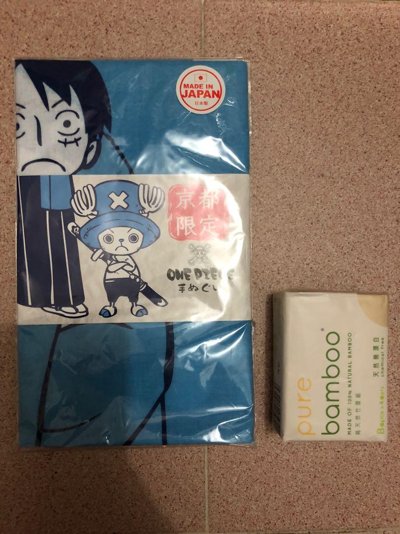 One Piece 京都限定日本製純綿掛布 興趣及遊戲 玩具 遊戲類 Carousell