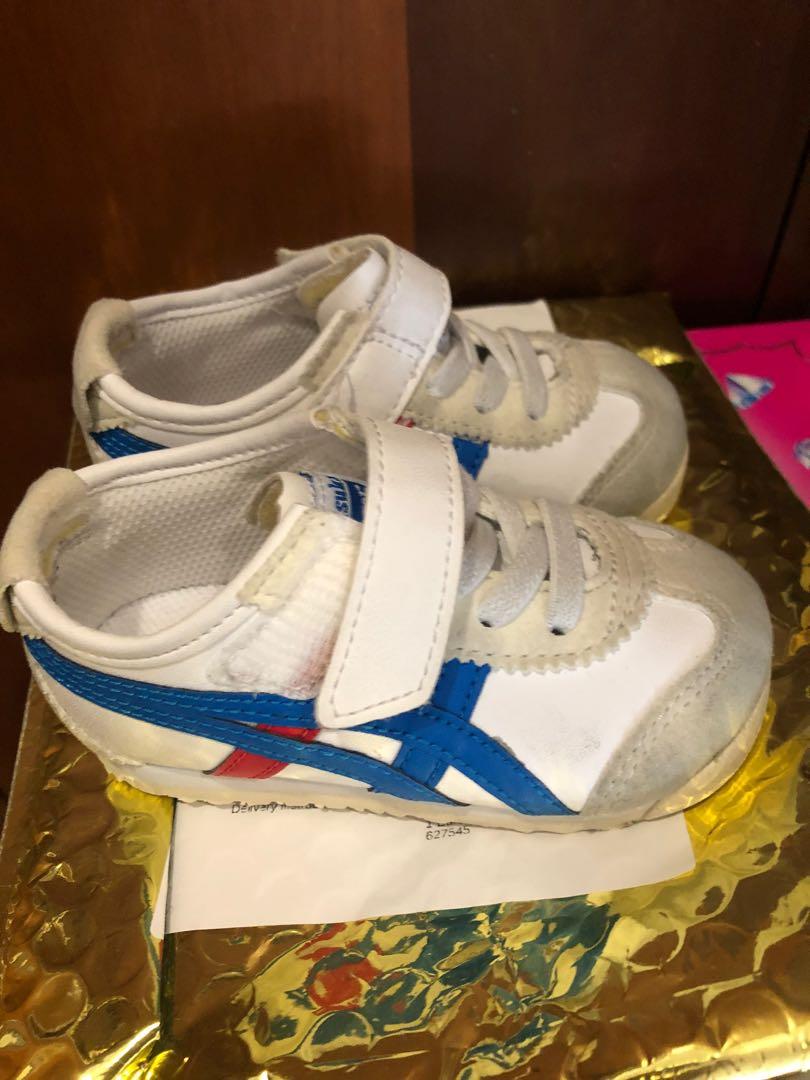 Onitsuka Tiger Baby Shoes (Category: Babies & Kids Fashion) located in Singapore. Submitted by kac111 (Listing ID 1108753106, Image 1). Description: Size 21 Good for 1yo kid (unisex) Lightly used.
