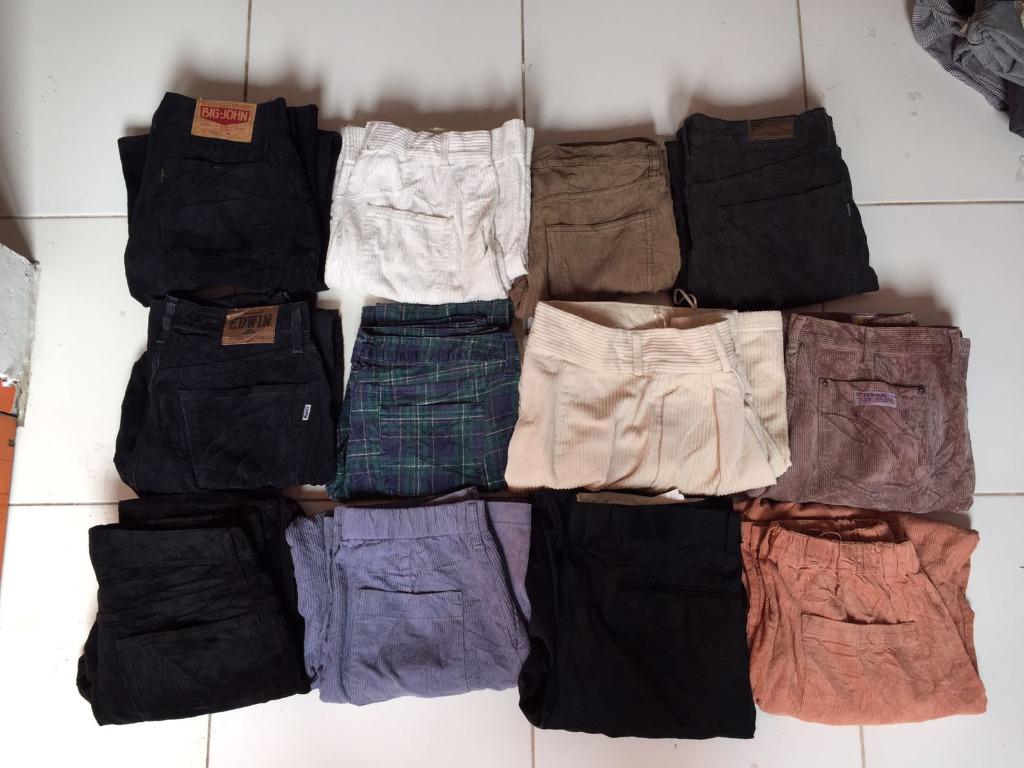 Paket Usaha Borongan Corduroy Pants Celana Corduroy Celana Curduroy