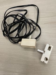 Free⚡️PCCW broadband internet⚡️plug 🔌 phone cable plug adapter netcoms internet cable line64174761515779110