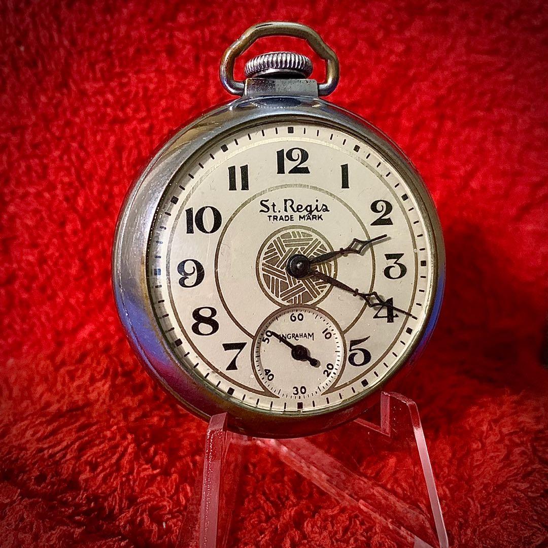 Pocket Watch E. Ingraham St. Regis Vintage Made in USA