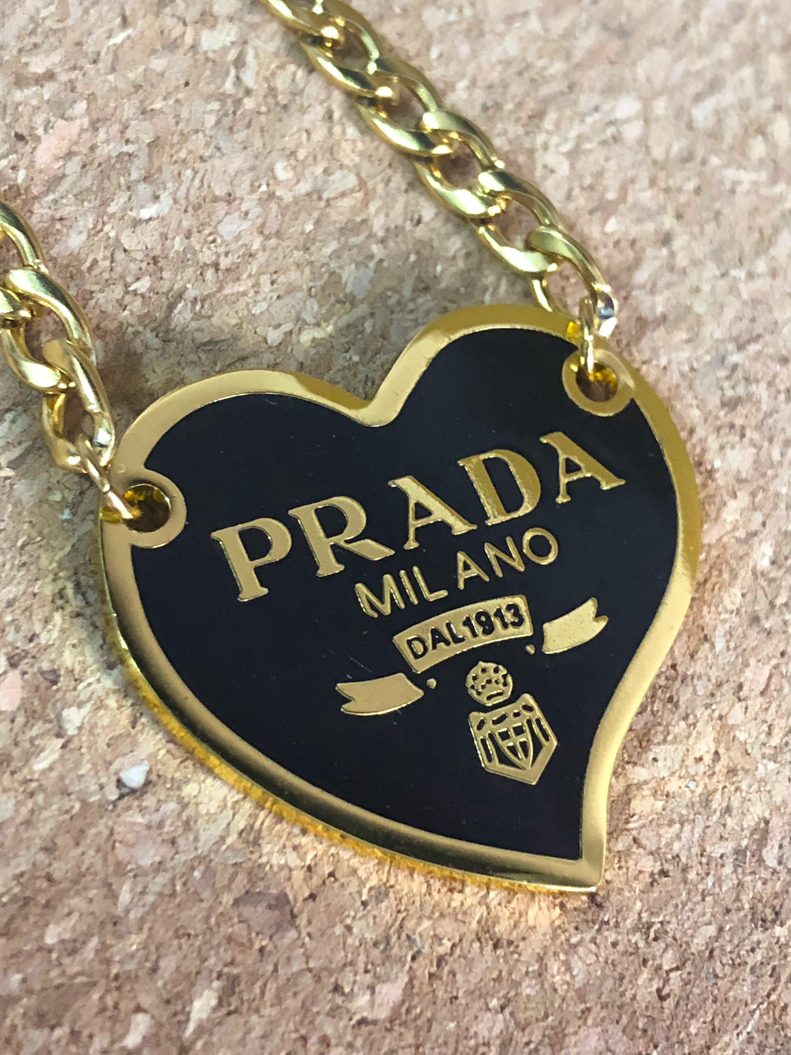 Reworked Prada Heart Necklace | Kueylapis