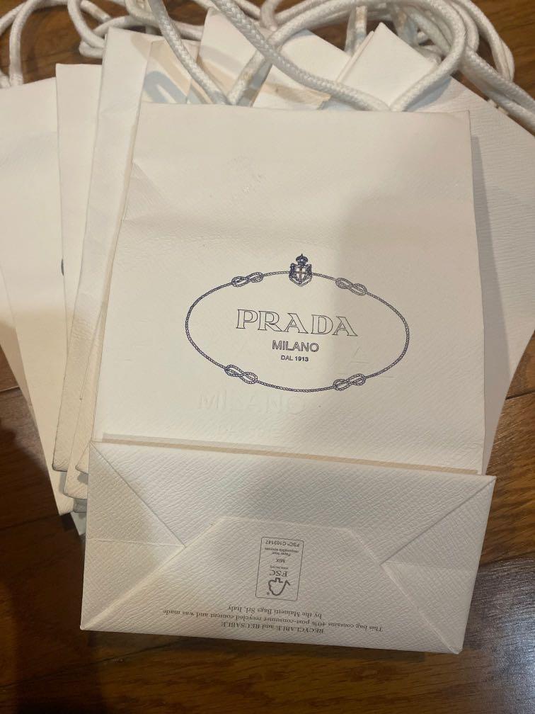 Prada small paperbag (authentic) (Category: Luxury Accessories) located in San Juan City. Submitted by mpreloved57 (Listing ID 1108842128, Image 3). Description: Brandnew .