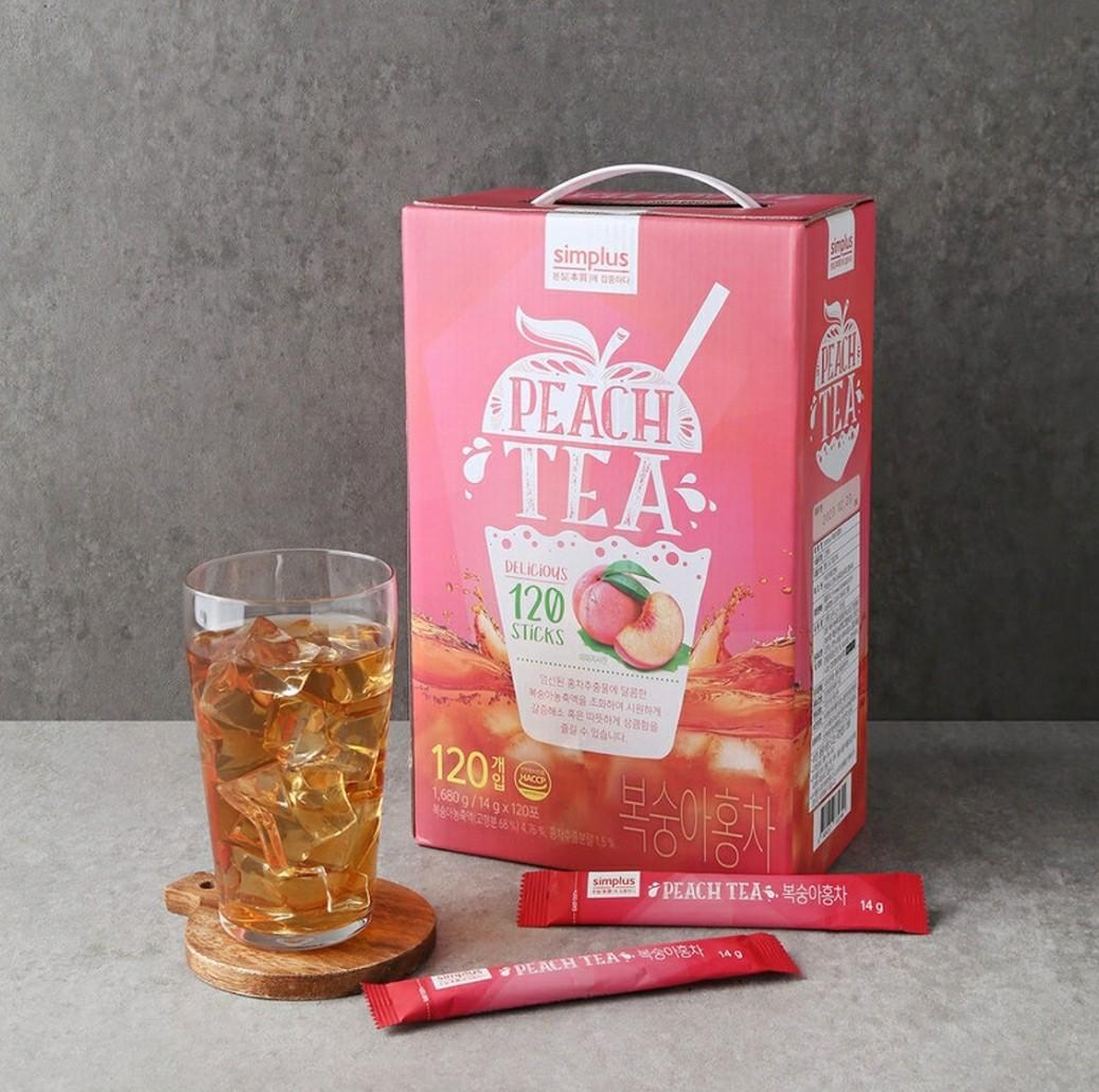 預購pre Order 韓國korea Peach Tea 蜜桃紅茶1條沖劑 嘢食 嘢飲 包裝食物 即食食物 Carousell