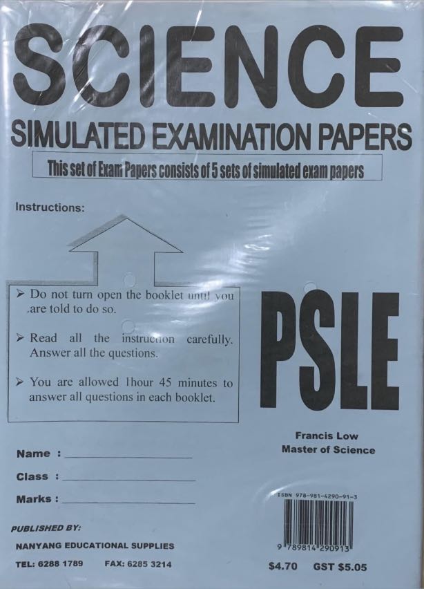 Primary 6 science PSLE assessment papers, Hobbies & Toys, Books ...