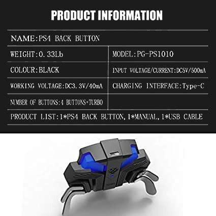 PS4 controller back paddles AOLION