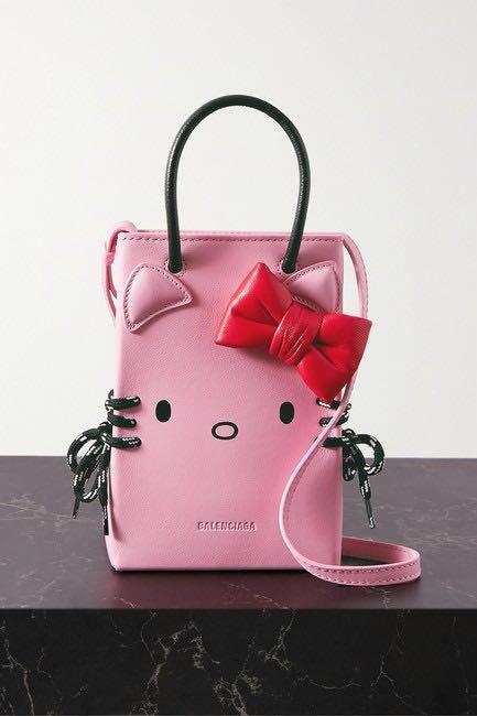Authentic Balenciaga X Hello Kitty Sling Mini Wallet On Chain, Women's  Fashion, Bags & Wallets, Wallets & Card Holders on Carousell