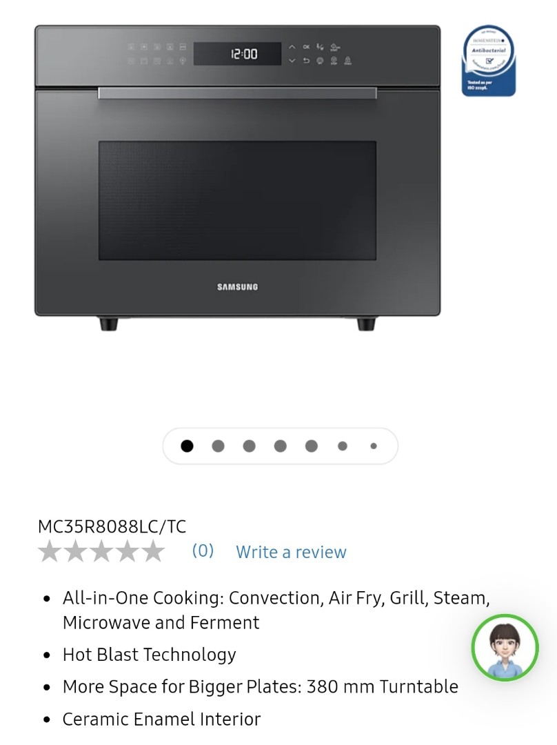 Samsung Smart Oven Telegraph