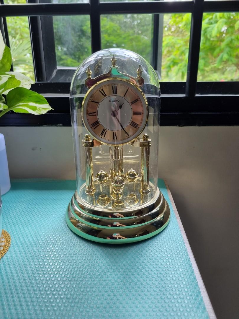 Seiko table clock, Furniture & Home Living, Home Decor, Clocks on Carousell