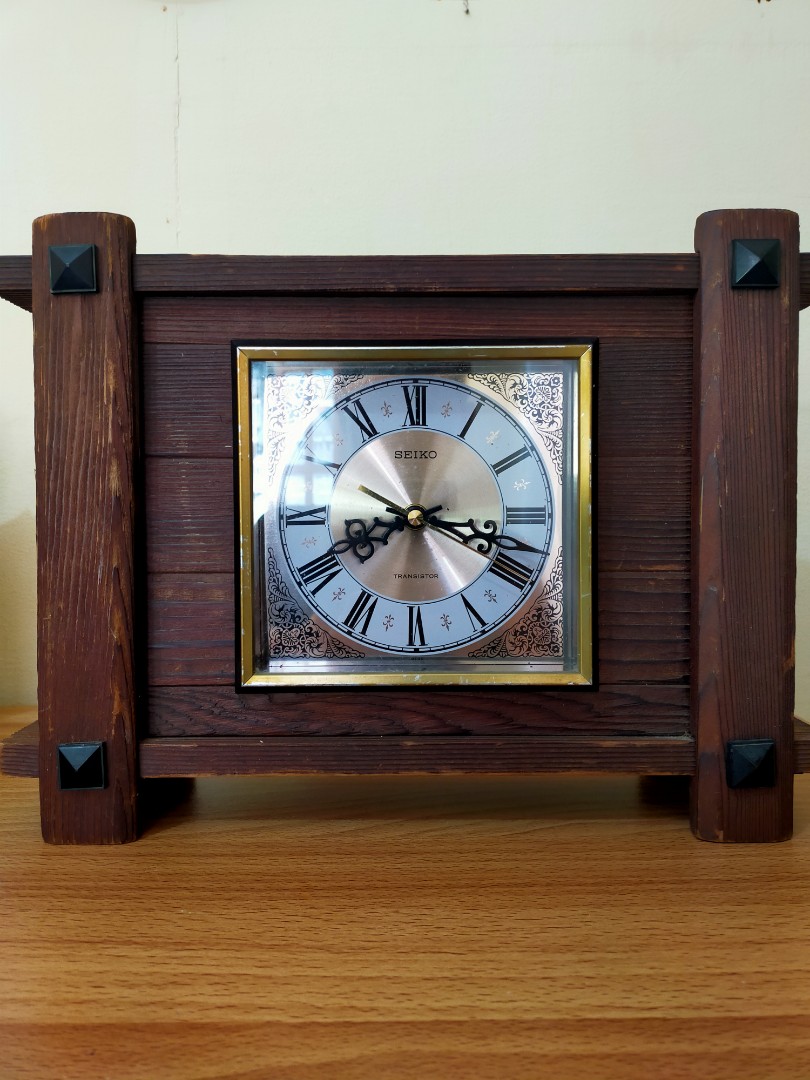 Seiko Transistor Vintage Table Clock Japan, Furniture & Home Living, Home  Decor, Clocks on Carousell