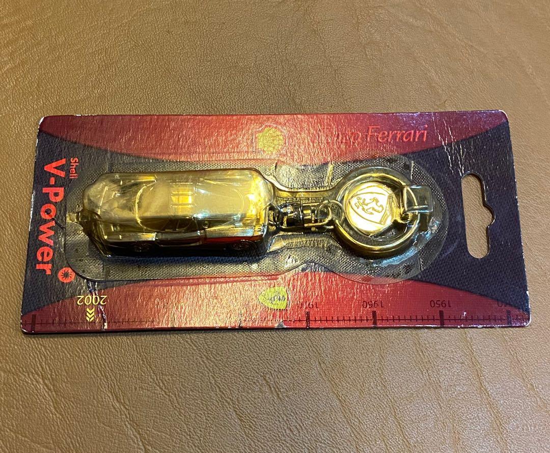 Shell V Power Ferrari Key Chain Collectibles (Category: Vehicle & Diecast Models) located in Valenzuela. Submitted by edpablo123 (Listing ID 1108806885, Image 2). Description: Shell V Power Ferrari Key Chain Collectibles * New and sealed. Buy all three (3) for Php1,350. Buy 1 only for Php500. each. Keychain #1 - Enzo Ferrari (2002) Keychain #2 - Ferrari 156 F1 (1961) Keychain #3 - Ferrari 250 GTO (1962).