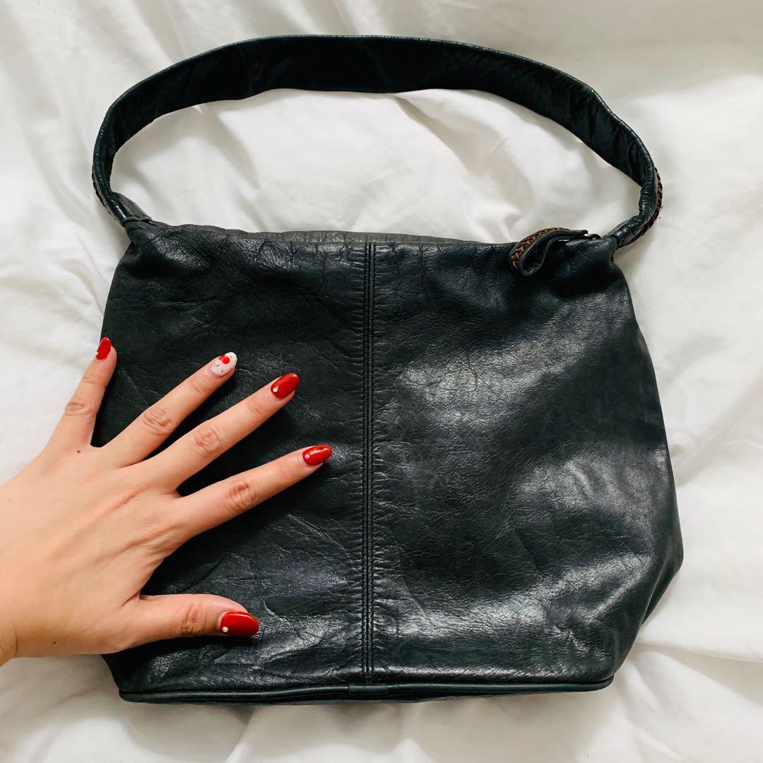 Sigrid Olsen Leather Small Hobo Shoulder Bag Purse Women s