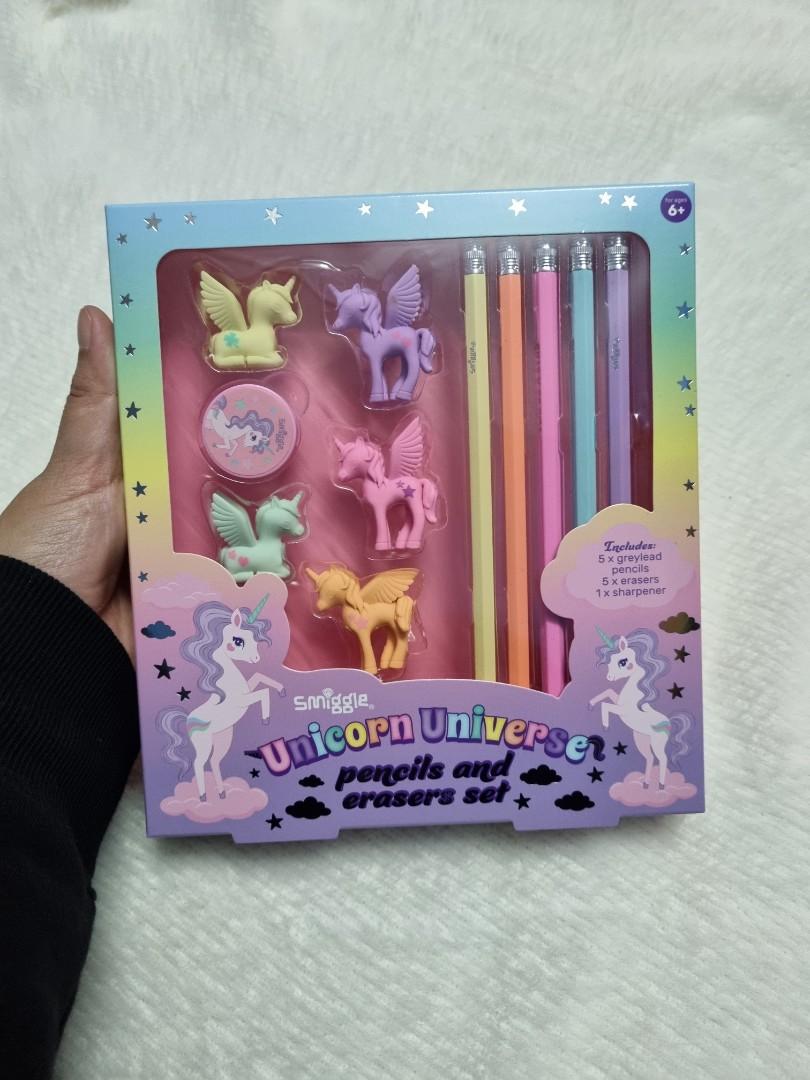 Smiggle Pencils and Erasers Set, Hobbies & Toys, Stationery & Craft