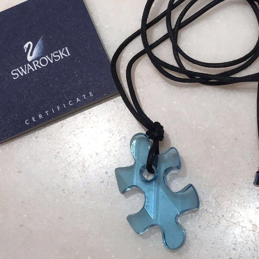Swarovski puzzle necklace Carousell
