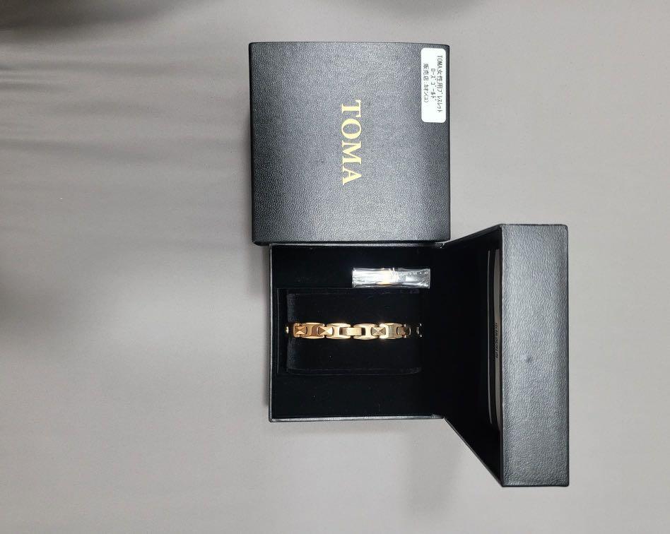 Mua TOMA 18 (Pink Gold) Magnetic Germanic Bracelet with Warranty Card,  Stainless Steel trên Amazon Nhật chính hãng 2024 | Giaonhan247