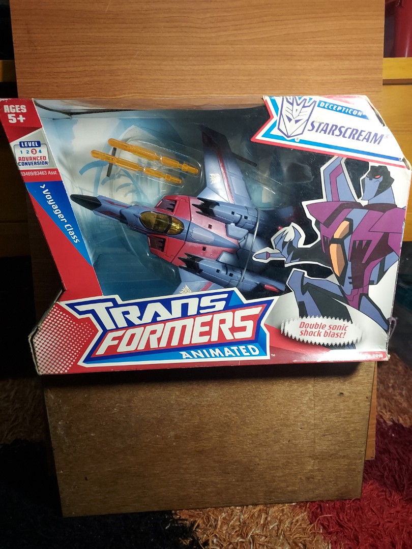 transformers animated starscream toy