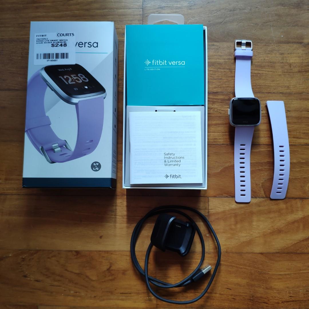 Used fitbit versa sale lite