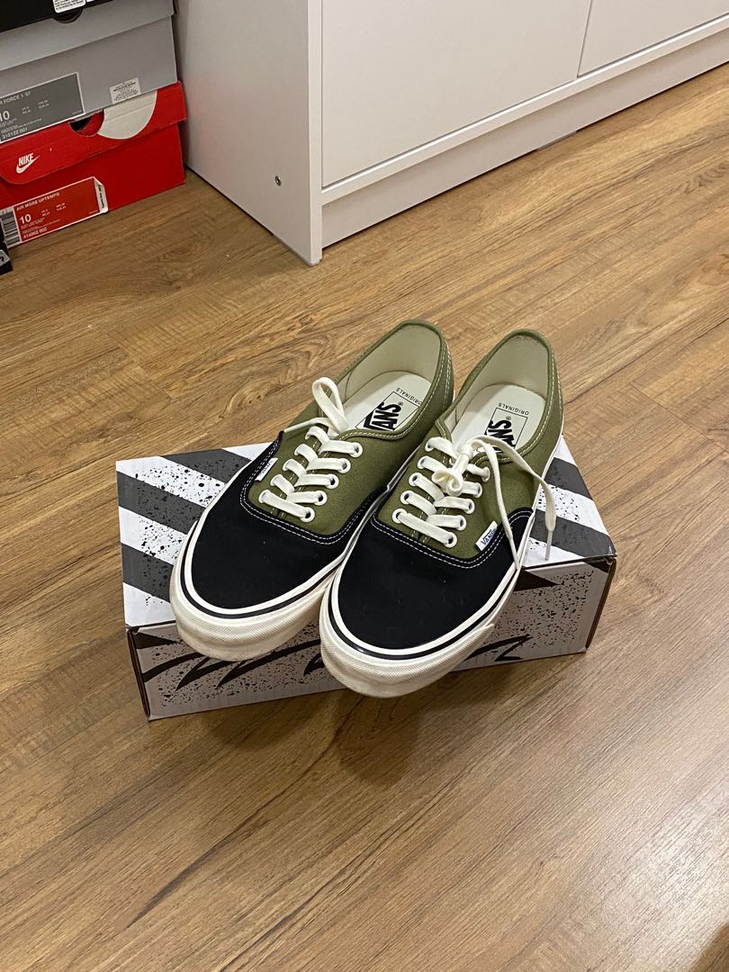 Vans Vault Authentic LX Black Lizard Men s Fashion Footwear