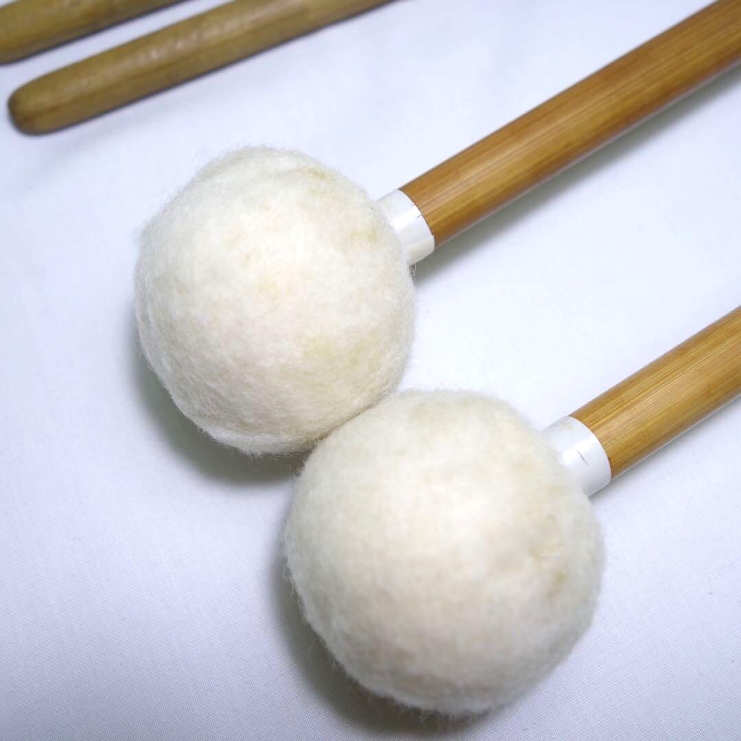 法國VibrawellTimpani Mallets 定音鼓槌 送排鼓棒, 書籍、休閒與玩具, 樂器、音樂相關, 樂器在旋轉拍賣