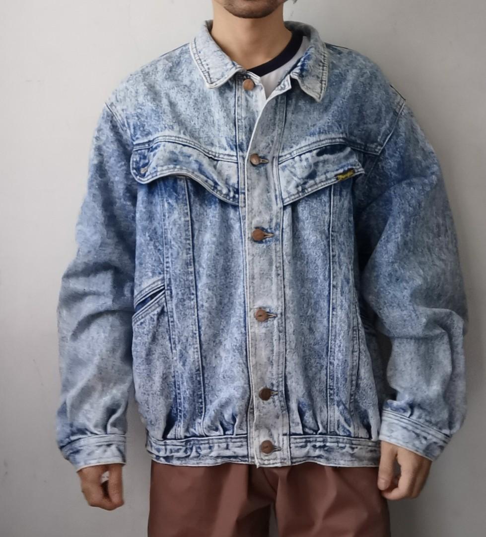 Vintage Wrangler Denim Jacket, Men's Fashion, Coats, Jackets and Outerwear  on Carousell