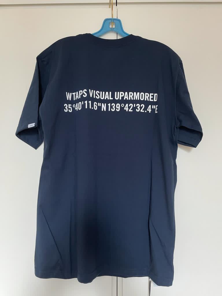 Wtaps 20AW issue tee (navy), 女裝, 上衣, T-shirt - Carousell