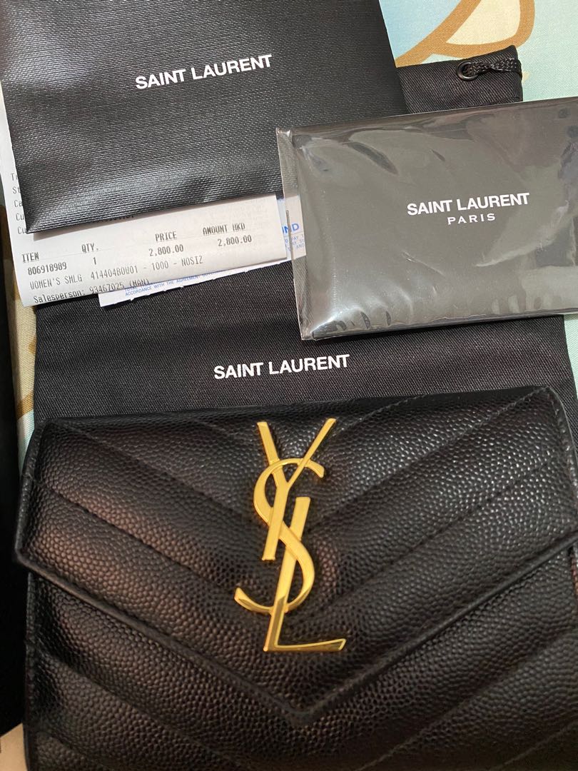 Ysl 卡包銀包ysl Small Monogram Envelope Wallet Chanel Celine 名牌 手袋及銀包 Carousell