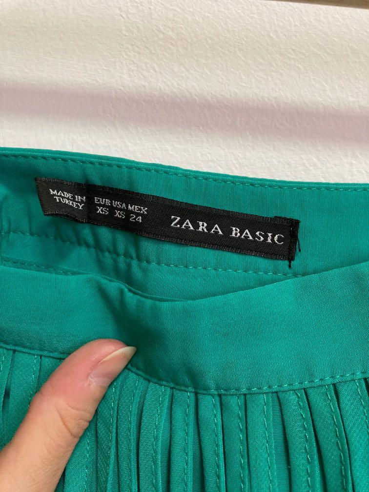 Zara green skirt, Women's Fashion, Bottoms, Skirts on Carousell