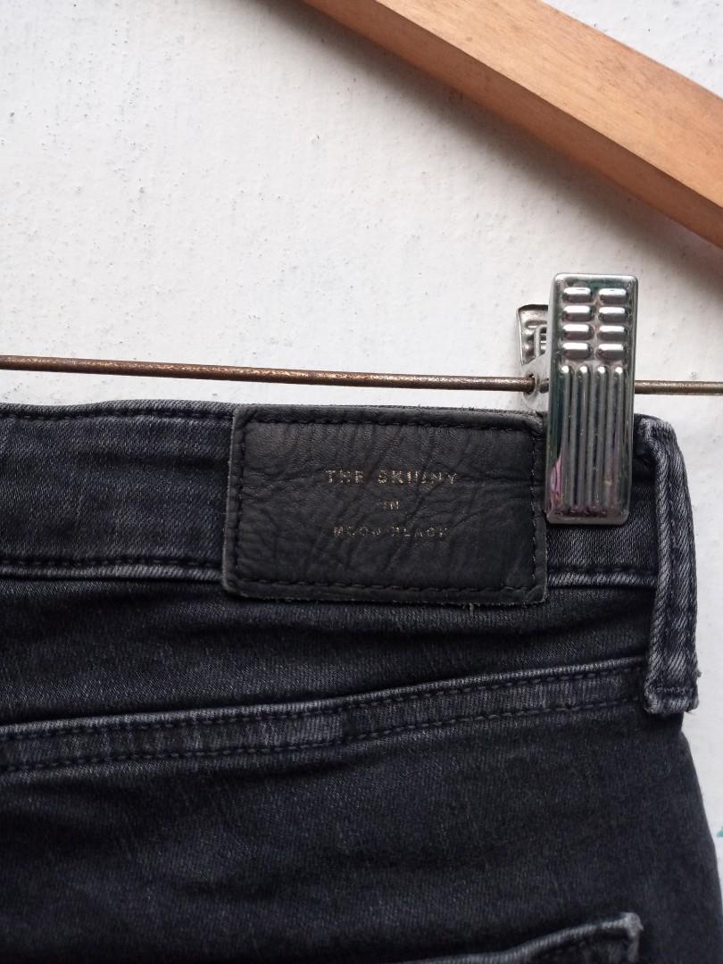 Zara skinny moon black jeans, Fesyen Wanita, Pakaian Wanita, Bawahan di  Carousell