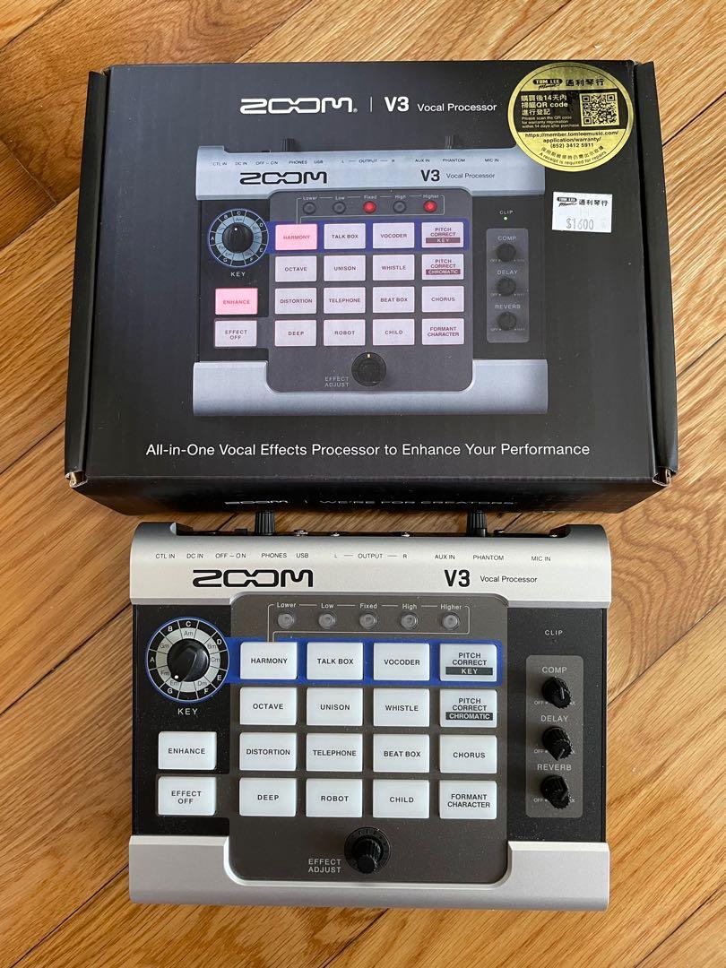 Zoom V3 Vocal Processor, 興趣及遊戲, 音樂、樂器& 配件, 樂器配件