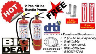 10lbs Fire Extinguisher Bundle Sale! Discount as 150 up