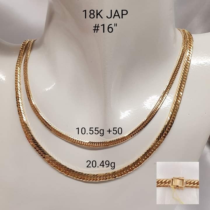 Necklace 10grams/40cm &50cm /K18 Japan Gold - YouTube