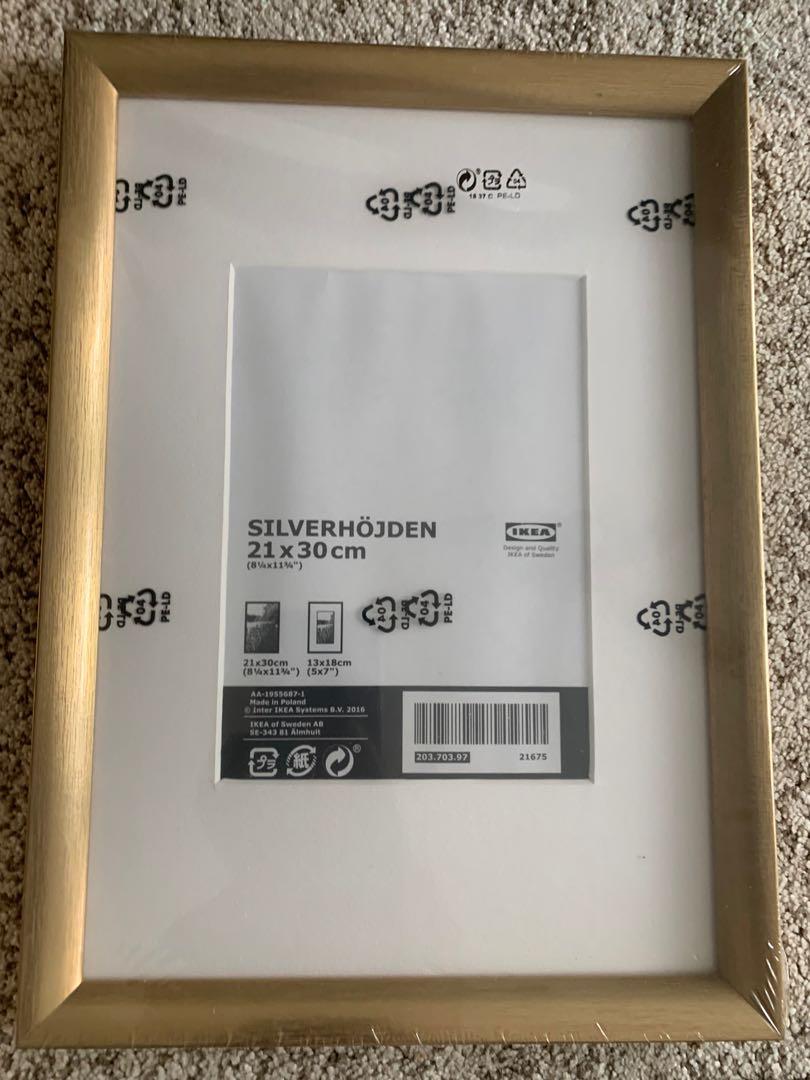 5x Photo frame set IKEA silverhojden & NEXT, Furniture & Home Living