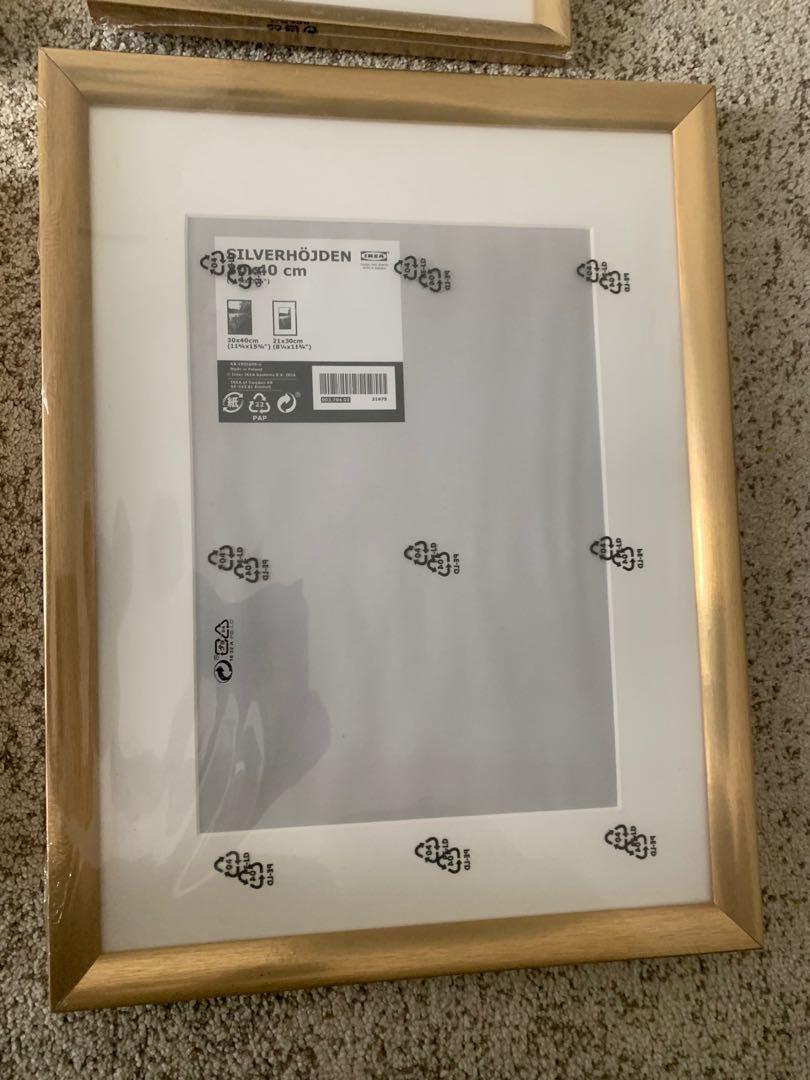 5x Photo frame set IKEA silverhojden & NEXT, Furniture & Home Living