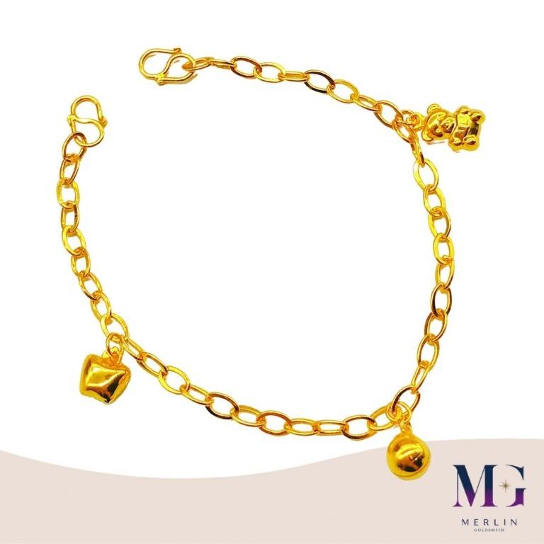 Gold baby ankle bracelet outlet