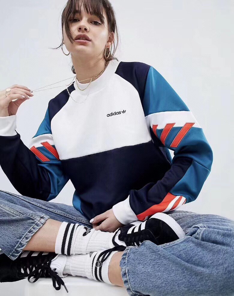 Adidas Originals Nova Retro Sweatshirt in Blue CE4851., Men's Fashion, Tops & Sets, Polo Shirts on Carousell
