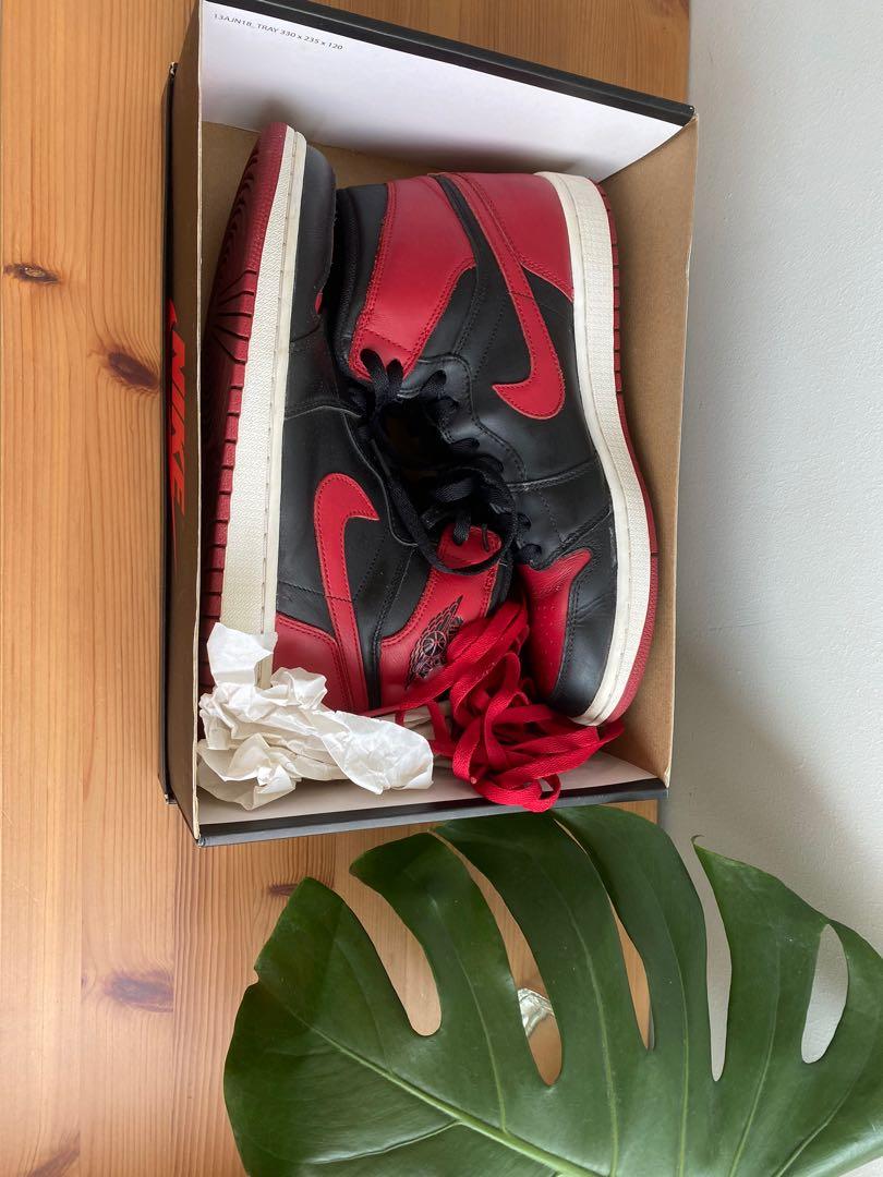 Air Jordan 1 high bred / banned 2013 