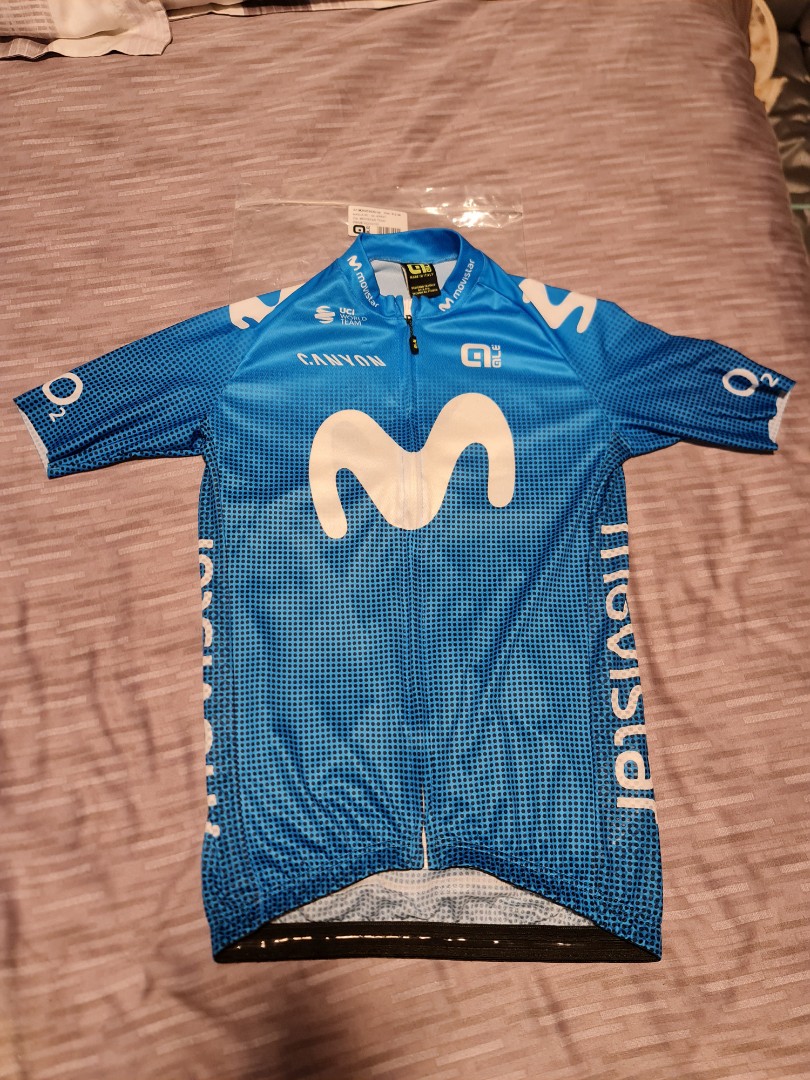 Canyon Ale Movistar cycling jersey Men s Fashion Activewear on Carousell