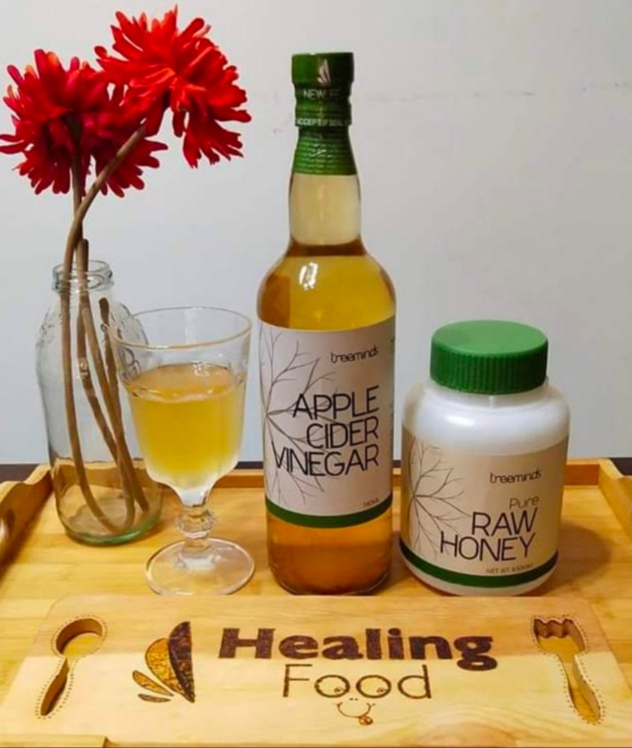 Apple Cider Vinegar + Raw Honey, Food & Drinks, Beverages on ...