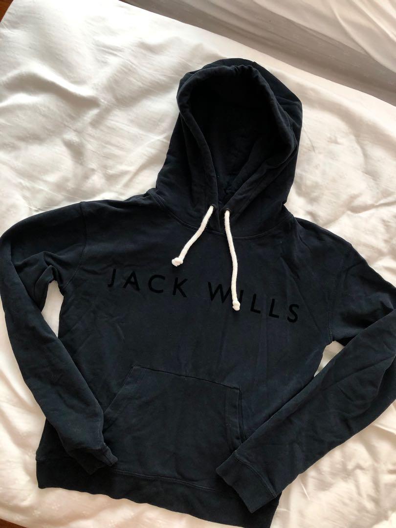 Authentic Jack Wills Black Hoodie Women s Fashion Coats Jackets