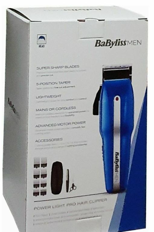 BABYLISS 7498CU Powerlight Hair Clipper Pro with Cord and Cordless