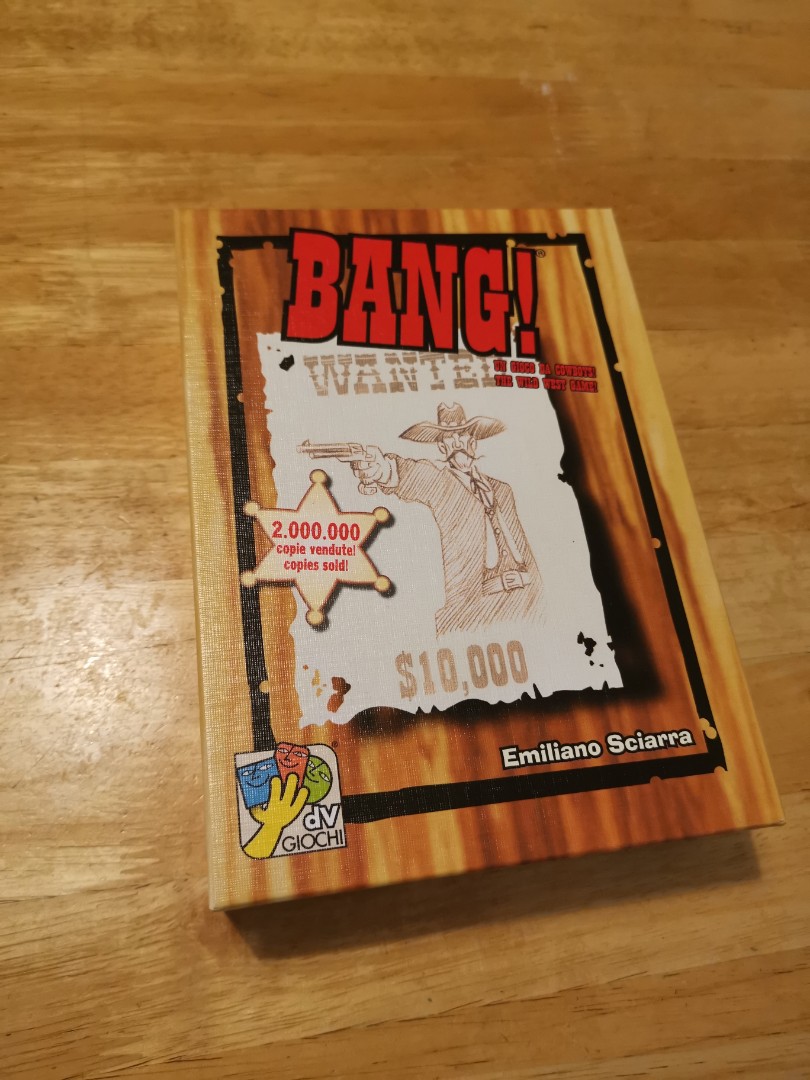 Bang board game (unused), Hobbies & Toys, Toys & Games on Carousell