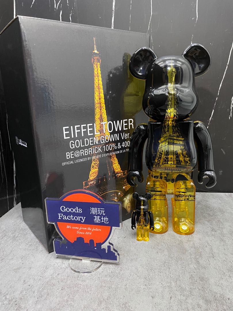 BE@RBRICK EIFFEL TOWER 100% & 400% - フィギュア