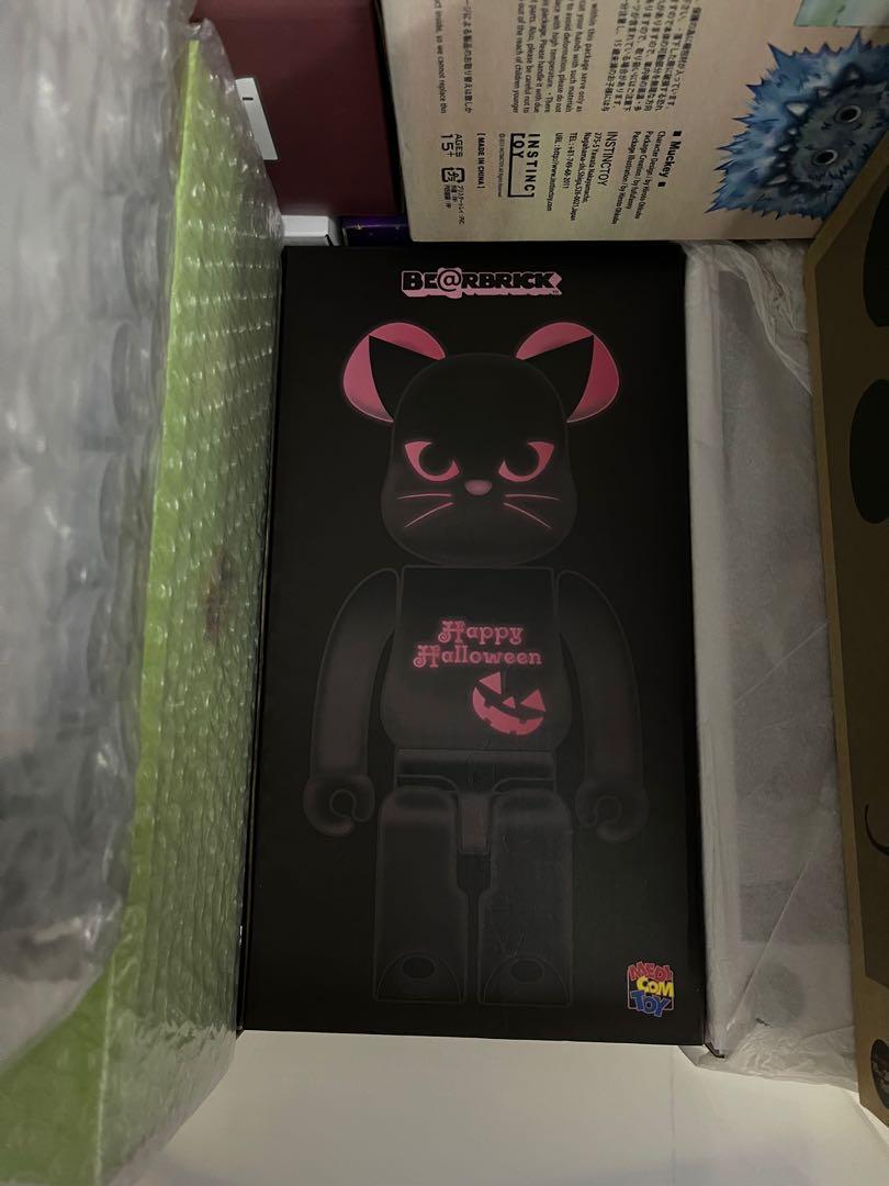 Bearbrick Halloween GID Cat, Hobbies Toys, Toys Games on Carousell
