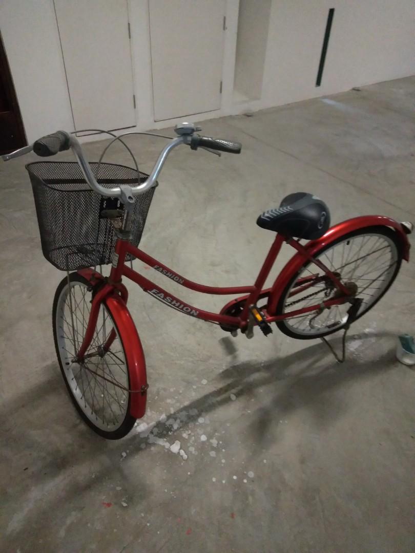 Bicycle With Basket Infront Sports Equipment Bicycles Parts Bicycles On Carousell