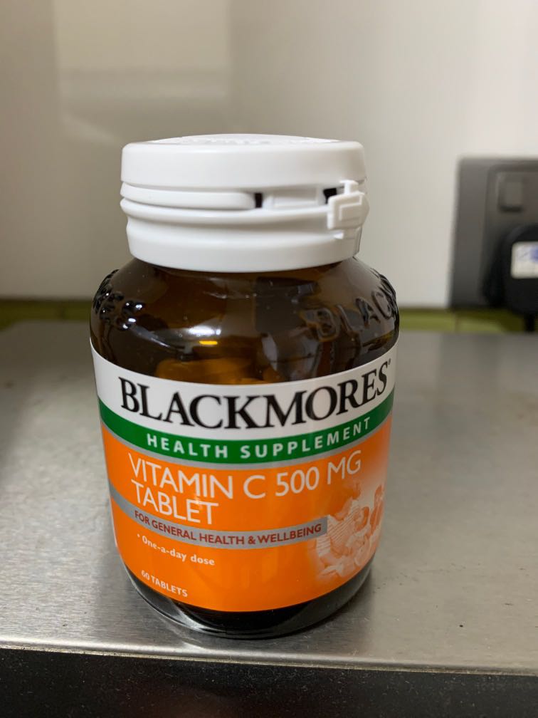 Blackmores Vitamin C 500mg Tablet Health Nutrition Health Supplements Vitamins Supplements On Carousell